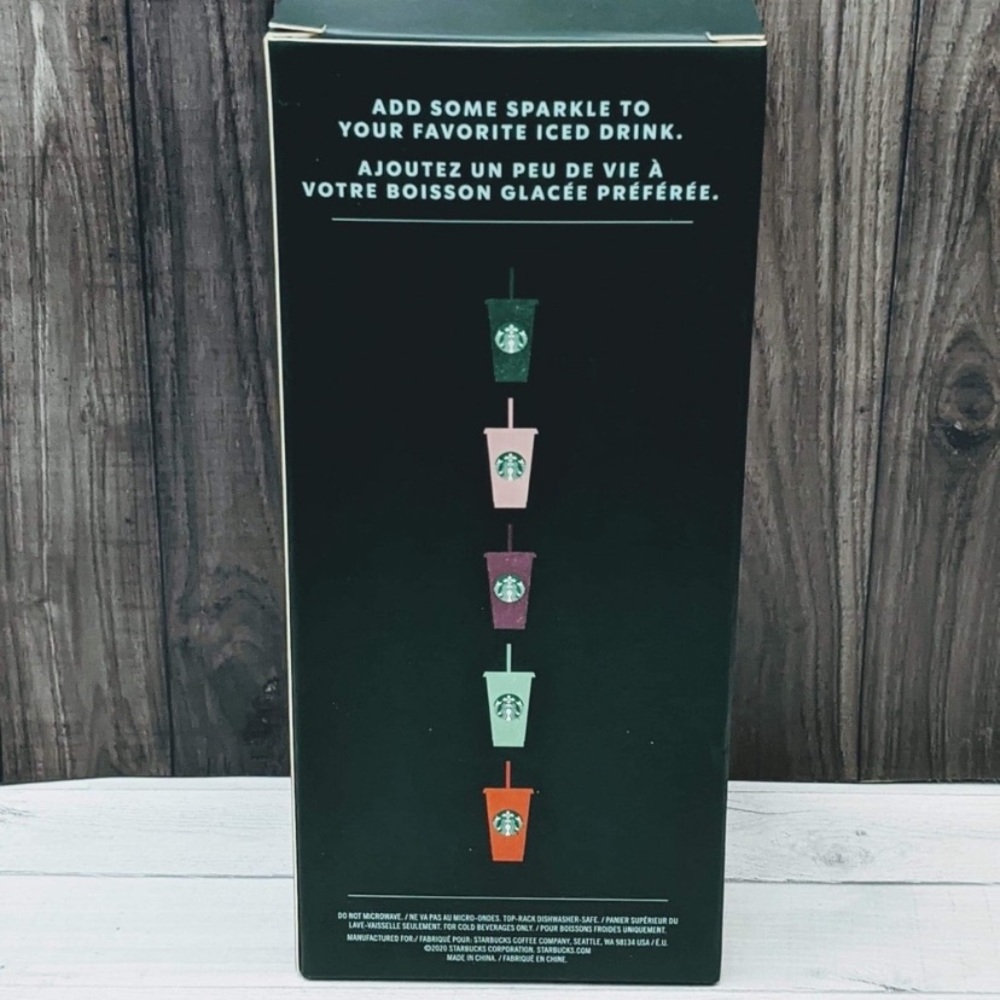 Starbucks Holiday 2020 Glitter Cold Cups - Picture 3 of 4